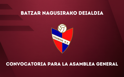 Batzar nagurisako deialdia | Convocatoria para la asamblea general